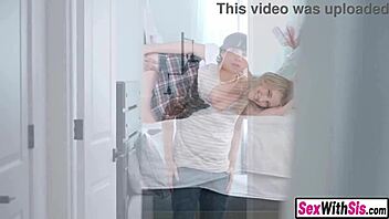 Stepbro fucks big tits stepsister pov