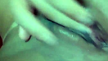 I'm stroking my wet pussy so hard, wanting to give it all