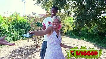 Sandra says, 'I'm looking for an anal orgasm with our big dicked black stud'