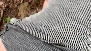 Caught in Forest Craving Hard Interracial Deepthroat