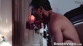 Muscular Tommy Gunn Rams Hard The Bald Pussy Of Brunette Silvia Saige While She Rides