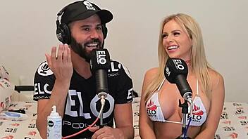 Huney Baked Melons casually fucks Elo Podcast during the interview