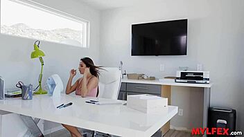 hey, wanna see this french milf secretary ride me doggystyle?