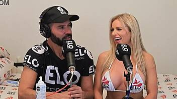 Huney Baked Melons casually fucks Elo Podcast during the interview