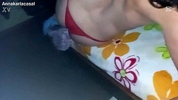 Beautiful Nerd In Lingerie Sucks Big Cock To Cum