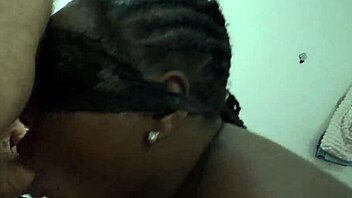 black wife suckin my dik and lettin me cum in her mouf