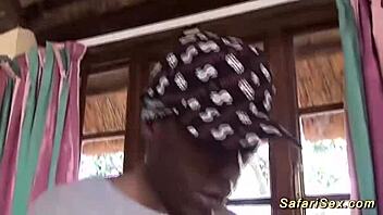 rough african trio delivers intense interracial banging lesson.