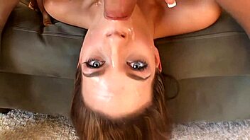 I watch crissy cum as her shaved pussy get moist from my monsta cock