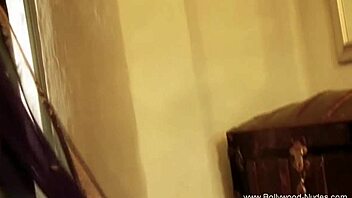 Exotic dance by indian woman feeling the moments