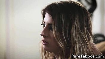 Does stepsis deepthroat stepbro's cock bent over?