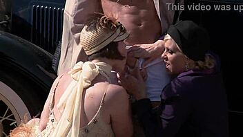 Bobbi Starr, Dylan Ryder, Julia Ann, Natasha Marley in Outdoor Gangbang Orgy
