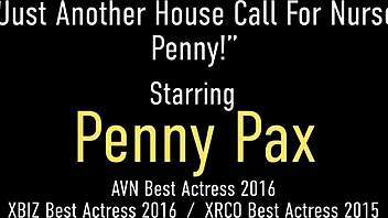 nurse penny pax cures her patient with hardcore pussy fucking in pov