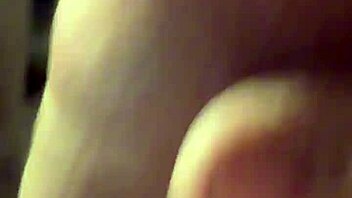 Big Piercing First Cumshot in Solo BDSM!