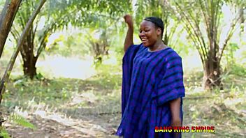 Man, this African babe got the best ride ever with my hard machine dick, she’s totally satisfied!