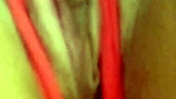 a latina woman masturbating alone