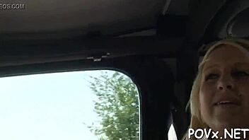 Seductive Girlfriend Balances Riding and Oral Skills Perfectly