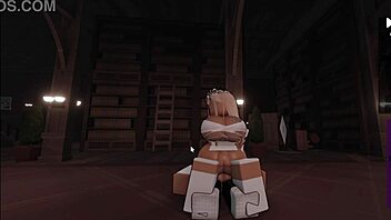 Can you believe this hot blonde is taking that huge cock? It's massive!