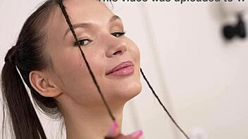 Big Cock Stretches Small 18+ Ellis Baileys' Ass, Finishes with Cum in Mouth.