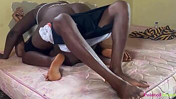 She moans, 'Eat my pussy while I cook dinner.'