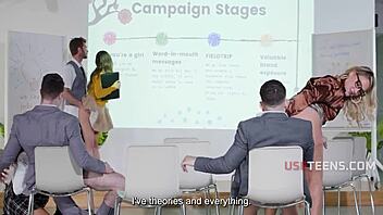 This Proves Work Life Balance Is A Myth! Freeuse Teen 18+ Gangbang!