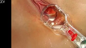 Watch this sexy blonde Euro babe squirt milk in solo action. Her natural tits and lingerie make you wanna join!