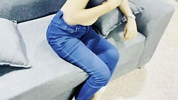 Indian teen model performs solo yoga