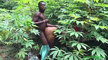 our first sex experiment with course mate in the bush, hairy creampie and muff diving