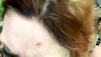 Caught in Forest Craving Hard Interracial Deepthroat