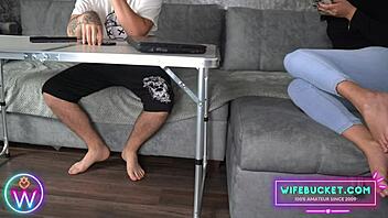 Naughty wife invites step-sister to watch us fuck! 😏