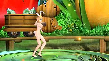 Look At Kagamine Rin In Full Nude Mod!
