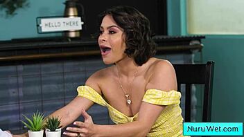 I Got A Sensual Massage From Busty Teen Nicole Aria With Wet Nuru