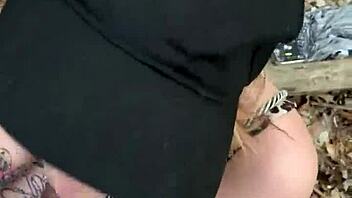 Caught in Forest Craving Hard Interracial Deepthroat