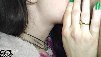 Is the girl in pajamas good at swallowing?