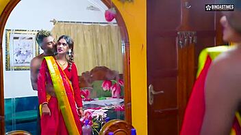 My beautiful Tamil couple's first steamy sex after wedding night captured fully