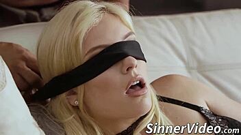 bimbo fucks bald dude and gets cum all over her tight pussy, oops...