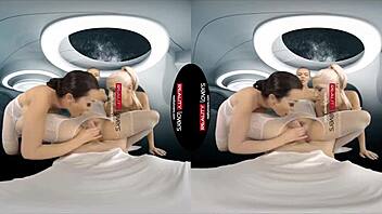 realitylovers crew having a wild foursome in space