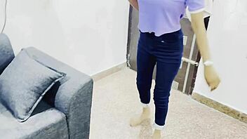 Indian teen model performs solo yoga