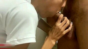 this sexy latina goddess with tattoos gives an amazing blowjob and gets cum in her mouth