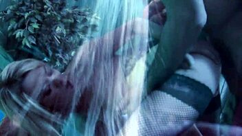 getting wild anal with fishnets still on