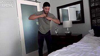 handsome guy and cute girl enjoy a romantic encounter