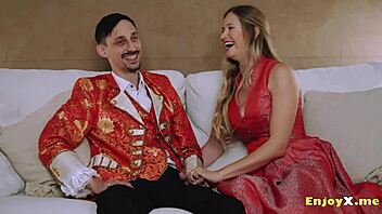 Light-Haired Blonde In Leggings CHERISHES Cock-Sucking Session