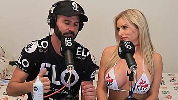 Huney Baked Melons casually fucks Elo Podcast during the interview