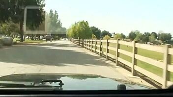 Seductive Girlfriend Balances Riding and Oral Skills Perfectly