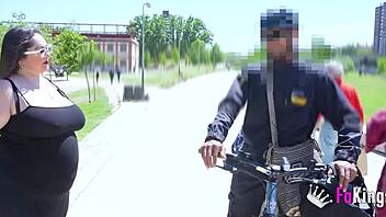 Massive Tits Milf Mae Quira Flashes on Public Street