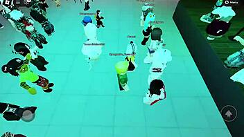 Novinhas Safadas Dan�ando No Sal�o De Festa Do Roblox