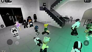 Novinhas Safadas Dan�ando No Sal�o De Festa Do Roblox