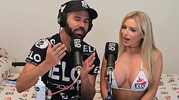 Huney Baked Melons casually fucks Elo Podcast during the interview