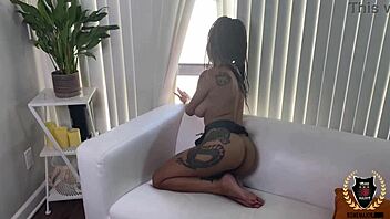 Curvy Ava Valentina Rides Rome Major's Big Cock, Her Wet Pussy Dripping In Lingerie!