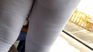 The slutty woman was indulging herself on the bus, much like others do