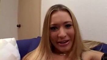 Kayla Marie feels the intense gagging on cock and licking balls